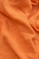 Ткань лён/ вискоза умягченная костюмная "морковный"  арт. 1250ЛВ | Ellie Fabrics