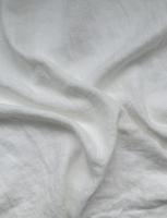 Ткань  лён с эффектом мятости  "белый" постельный арт. 101КР/ПЛ | Ellie Fabrics