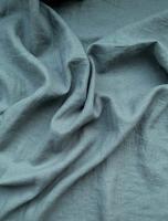 Ткань лён  для постельного "морской”  с эффектом мятости арт. 1401КР/ПЛ | Ellie Fabrics