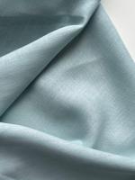  Ткань лён умягченный "голубая мята" костюмный арт.1525 | Ellie Fabrics