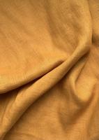 Ткань лён с эффектом мятости (крэш) "горчица” арт. 1119КР | Ellie Fabrics