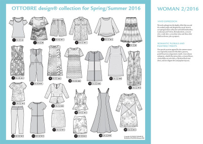 Журнал OTTOBRE Woman Россия 2/2016 | Ellie Fabrics