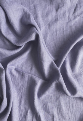 Ткань лён с эффектом мятости "фиолент” арт. 206КР | Ellie Fabrics