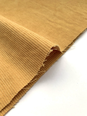 Ткань вельвет хлопковый "жёлтый" арт.11W4