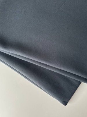 Футер 3-х нитка петля  начес "Синяя сталь"