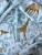 Ткань лён с эффектом мятости "Африка" принт Ellie Fabrics, ширина 143см | Ellie Fabrics