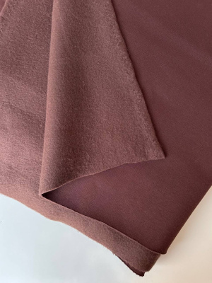 Футер 3-х нитка петля  начес "Шоколад"