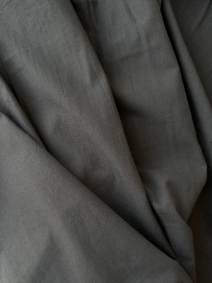 Ткань лен/хлопок "графит" арт. 066 | Ellie Fabrics