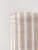 Льняная ткань умягченная "бежево-белая широкая полоска ПОПЕРЕЧНАЯ" костюмная арт. 38 | Ellie Fabrics
