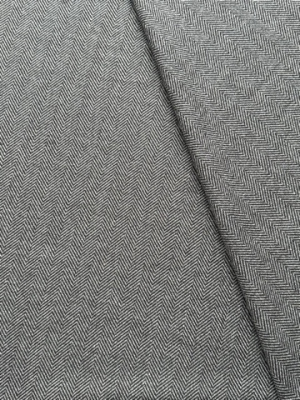 Шерсть пальтовая «серая ёлочка» 125/1-16